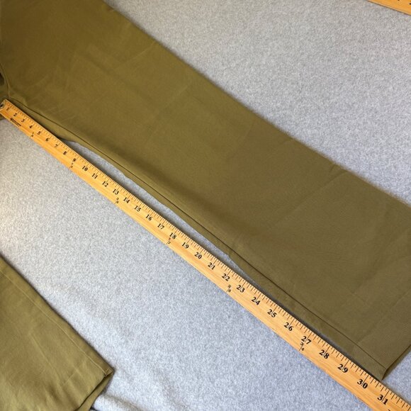 Natori Womens Size 2 Olive Green Side Zip Pull On Pants Slacks Office Casual - Picture 11 of 13